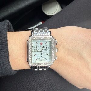 Michelle watch deco Silver Chronograph Women's Watch